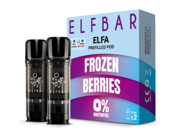 ELFBAR - ELFA Prefilled Pods - Frozen Berries - 0mg - 2er Set