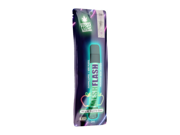Highlight-Meshflash H2 Superior - Blend Doppelapfel - E-Shisha - 2 ml - H2 96 %