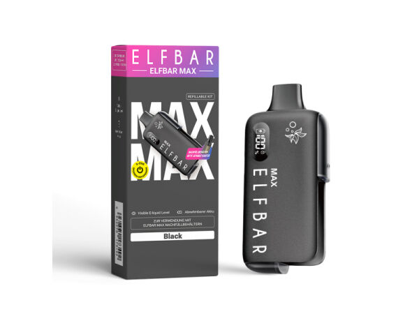 ELFBAR MAX Basisgerät - Black
