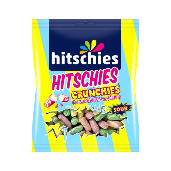 Hitschies - Crunchies Freeze Dried Sour Mix je 75g - 16er Display