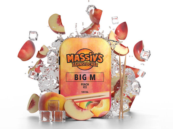Massivs Zahnstocher - BIG M - Peach Ice