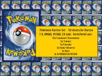 Pokémon Karten Set - 50 deutsche Karten inkl. 1 V,...