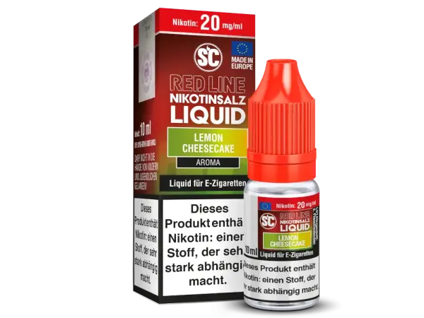 SC Red Line Nikotinsalz Liquid - Lemon Cheesecake - 20 mg/ml