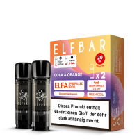 ELFBAR - ELFA Prefilled Pods - Cola &amp; Orange - 20mg -...