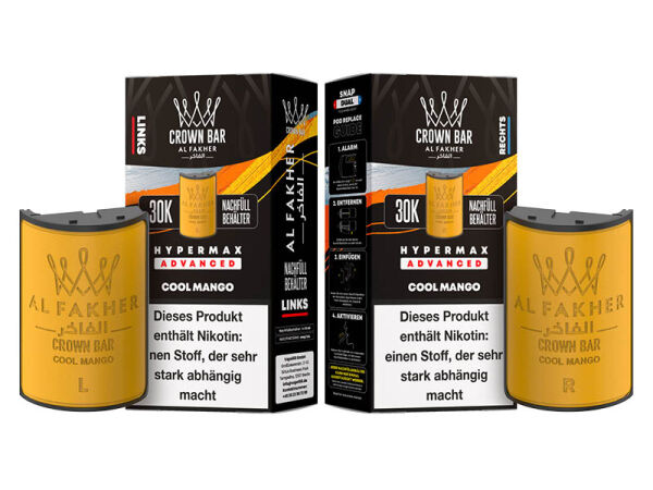 Al Fakher 30K Pods Hypermax Advanced - Cool Mango
