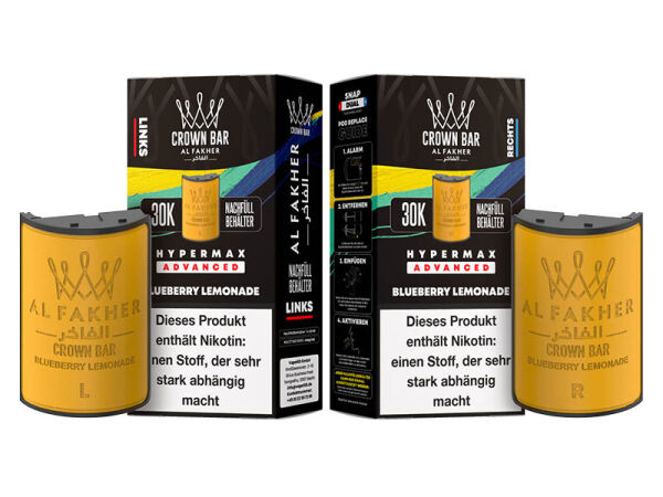 Al Fakher 30K Pods Hypermax Advanced - Blueberry Lemonade