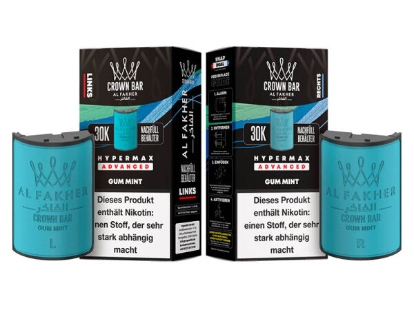 Al Fakher 30K Pods Hypermax Advanced - Gum Mint