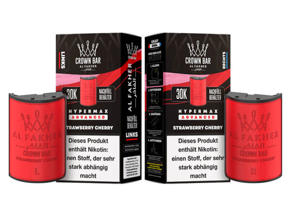 Al Fakher 30K Pods Hypermax Advanced - Strawberry Cherry