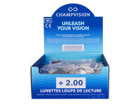 Lesebrillen (+ 2,00) versch. Farben - 24er Display