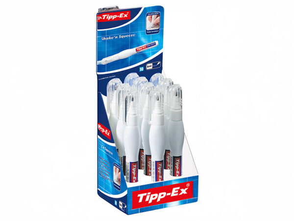 BIC - Tipp-Ex Korrekturstift Shake n Squeeze - weiß - 8 ml - 12er Pack