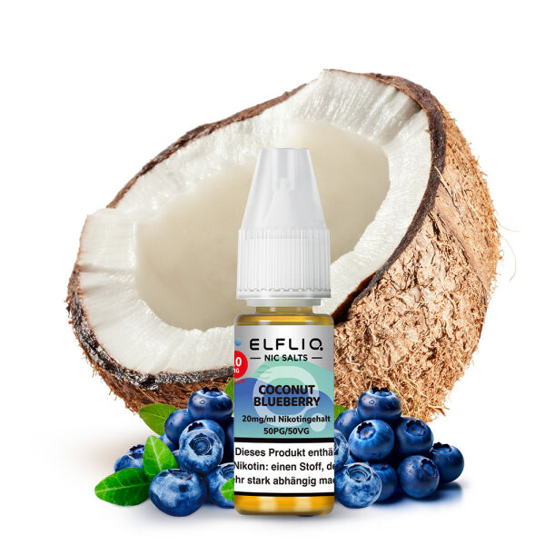ELFBAR ELFLIQ - Coconut Blueberry - Liquid - 20 mg/ml - 10 ml