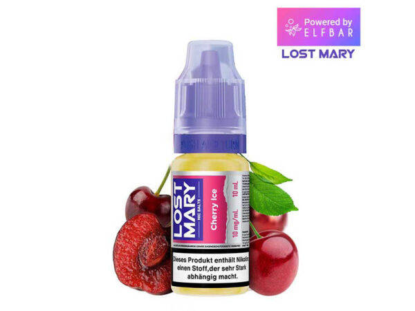 Lost Mary Liquid by ELFBAR - Cherry Ice - Liquid - 10 mg/ml - 10 ml