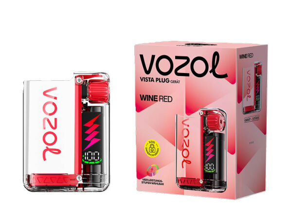 Vozol Vista - Plug Ez Basisgerät - Wine Red