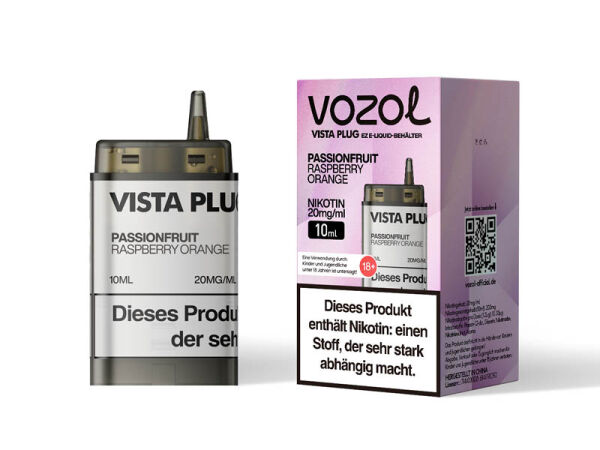 Vozol Vista - Plug Ez Pod - Passionfruit Raspberry Orange - 10ml