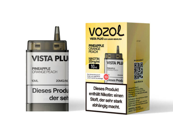 Vozol Vista - Plug Ez Pod - Pineapple Orange Peach - 10ml