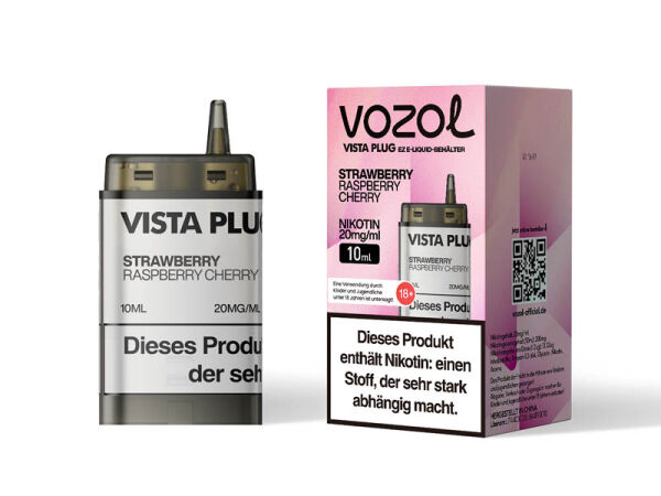 Vozol Vista - Plug Ez Pod - Strawberry Raspberry Cherry - 10ml