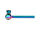 Glaspfeife Rainbow - 11,5cm
