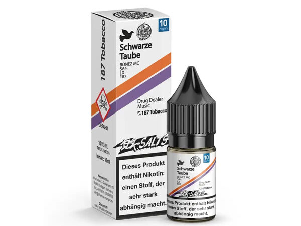 187 Salts - Schwarze Traube - Liquid - 10 mg/ml - 10 ml
