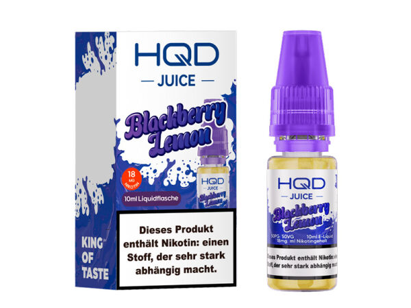HQD JUICE - Blackberry Lemon - Liquid - 18 mg - 10 ml