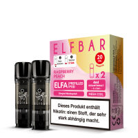 ELFBAR - ELFA Prefilled Pods - Raspberry Peach - 20mg -...