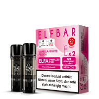 ELFBAR - ELFA Prefilled Pods - Vanilla White Peach - 20mg...