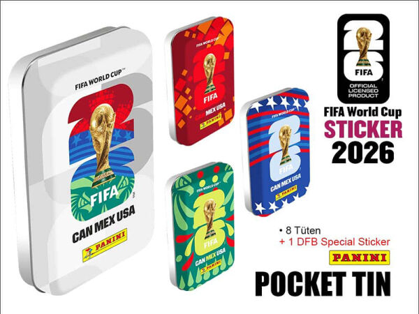 Panini FIFA WM 2026 Sticker - Pocket Tin
