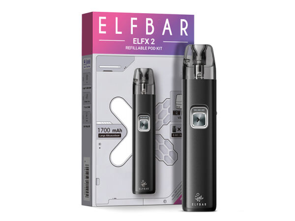 ELFBAR ELFX 2 - Refillable Kit - Matte Black