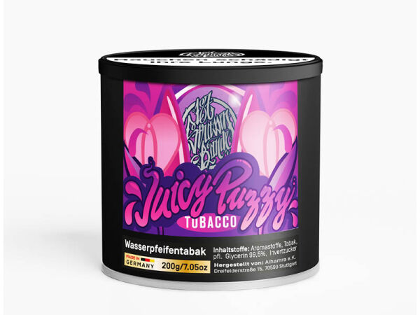 187tobacco - Juicy Puzzy (Honig, Minze, Zitrone, Blaub.) - 200g