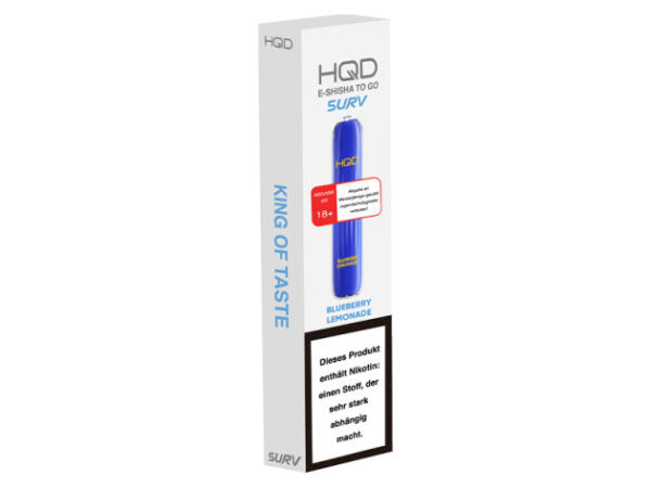 HQD SURV - Blueberry Lemonade - 18 mg - 600 Züge