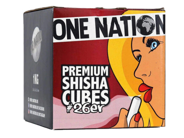 ONE NATION - Premium Shisha Kohle 26mm je 1 KG