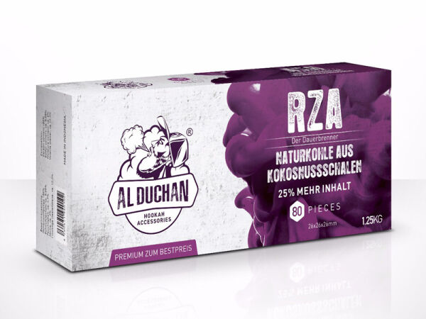 Al Duchan - RZA Premium-Naturkohle (Kokos) - 1KG
