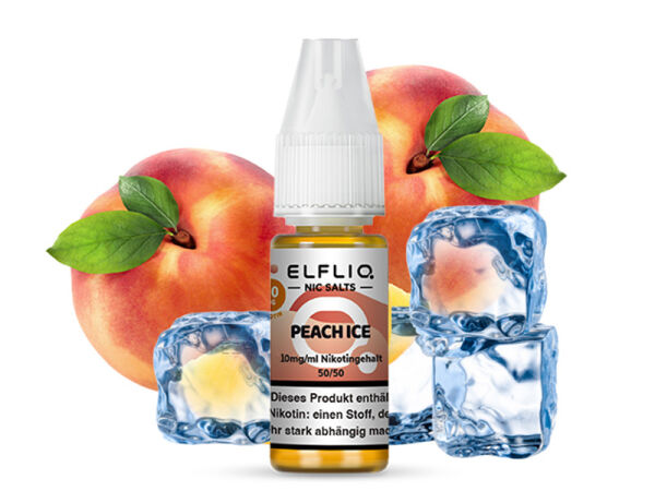 ELFBAR ELFLIQ - Peach Ice - Liquid - 10 mg/ml - 10 ml