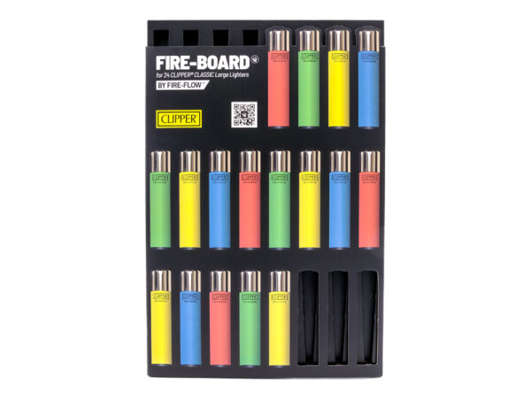 Clipper - FIRE-BOARD® - Display für 24 Feuerzeuge