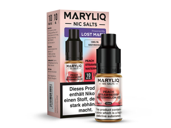 Lost Mary - MARYLIQ - Peach Strawberry Watermelon Ice - Liquid - 10 mg/ml - 10 ml
