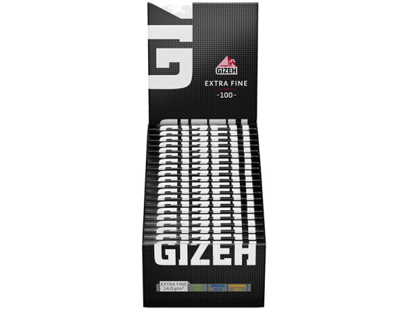 Gizeh - Black Extra Fine - 20 Hefte je 100 Blatt