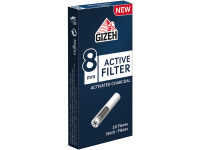 Gizeh - Active Filter Aktiv-Kohle - 8mm - 25er Display