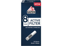 Gizeh - Active Filter Aktiv-Kohle - 8mm - 25er Display