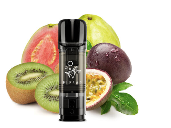 ELFBAR - ELFA Prefilled Pods - Kiwi Passionfruit Guava - 0mg - 2er Pack