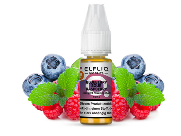 ELFBAR ELFLIQ - Blueberry Sour Raspberry - Liquid - 10mg/ml - 10ml
